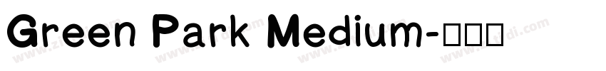 Green Park Medium字体转换